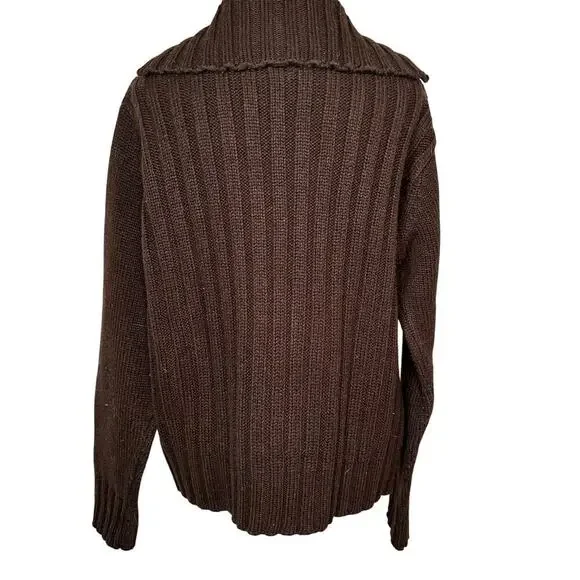 90s Cottage Fairy Embroidered floral Brown Zip up Cardigan - Picture 3 of 4